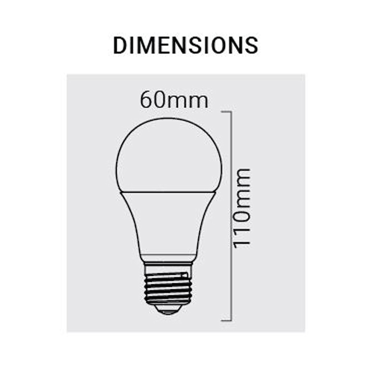 SYNERGJI 230V 9W ES LED GLS 4000K NONDI - Image 3
